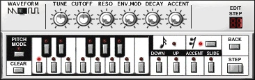 The Propellerhead ReBirth TB-303 clone